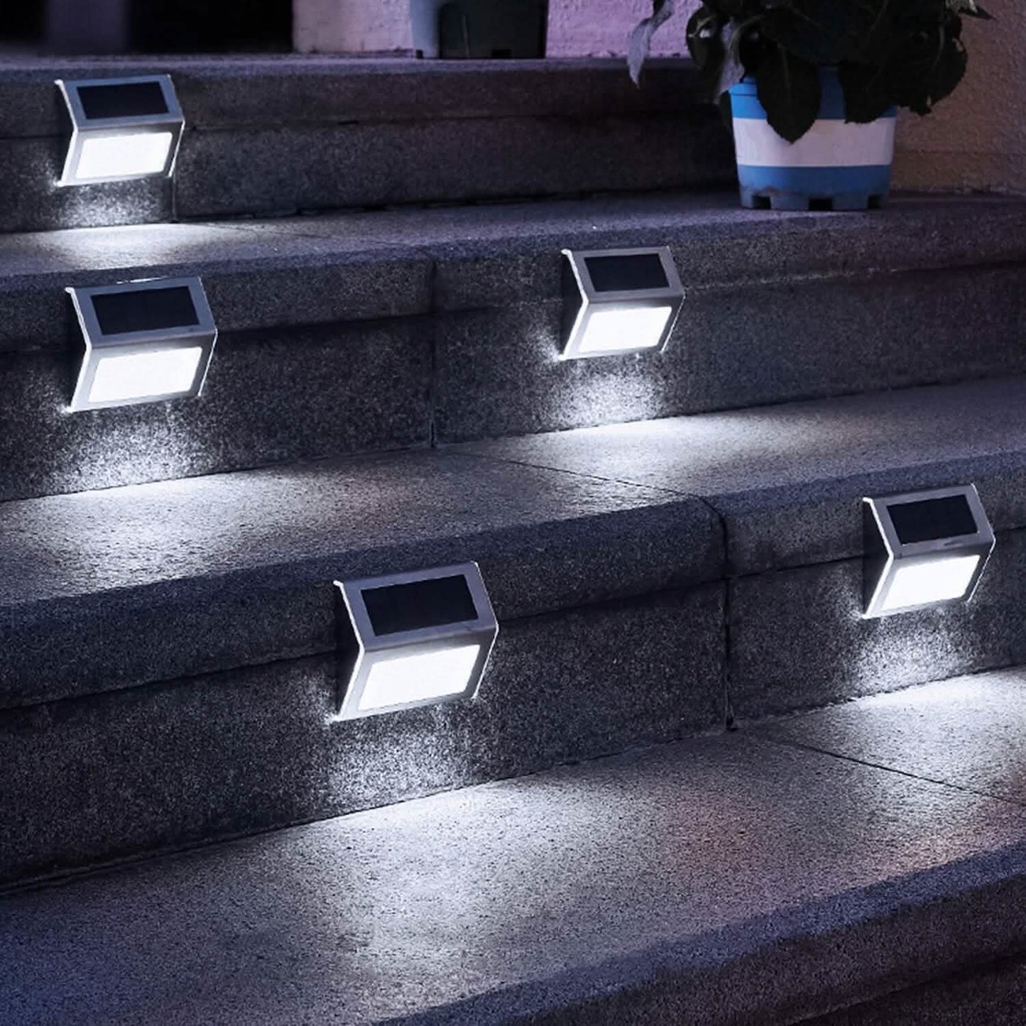 6-Pack: Solar Step Lights DailySale