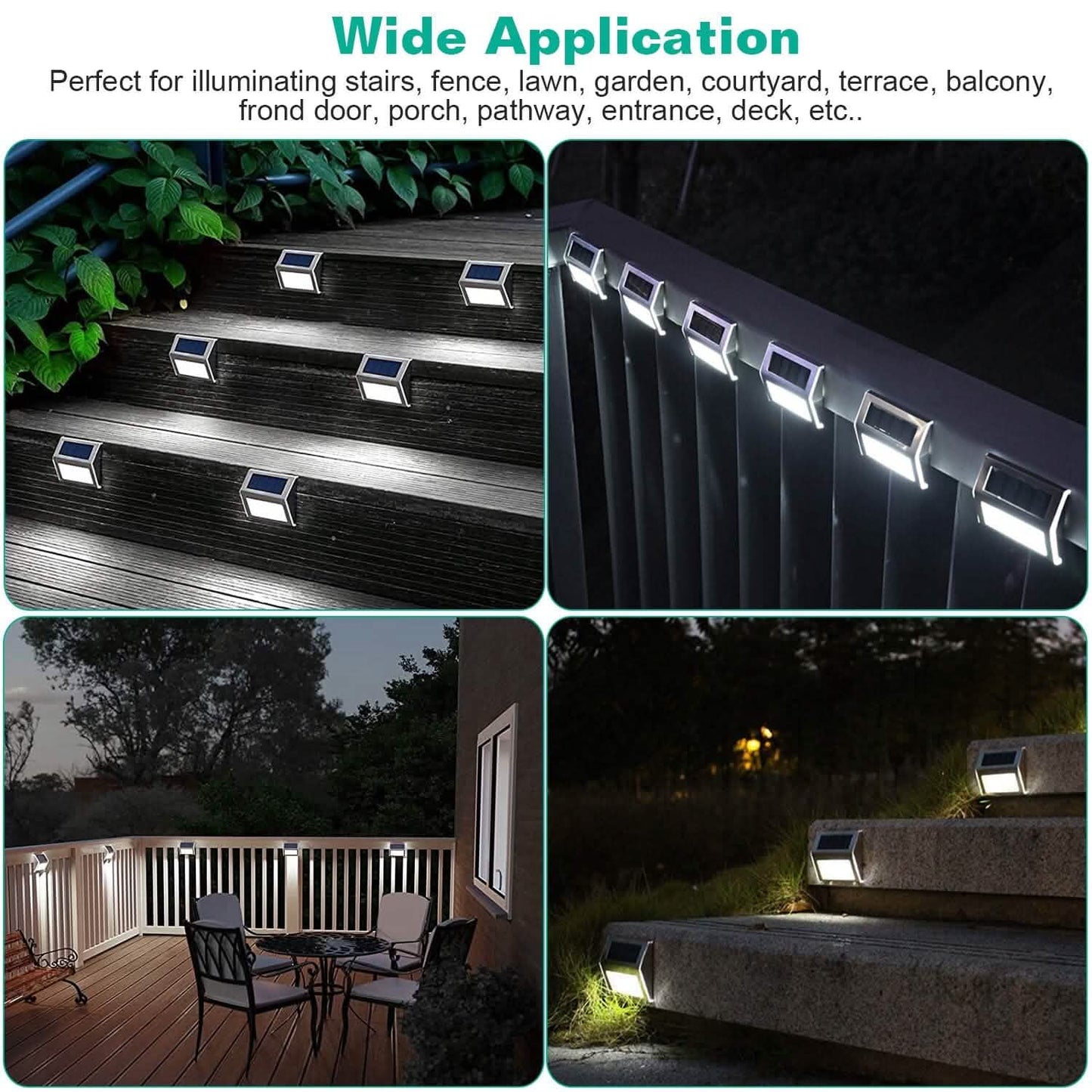 6-Pack: Solar Step Lights DailySale
