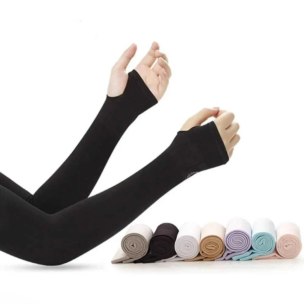 6-Pairs: Ice Silk UV Protection Arm Sleeves DailySale