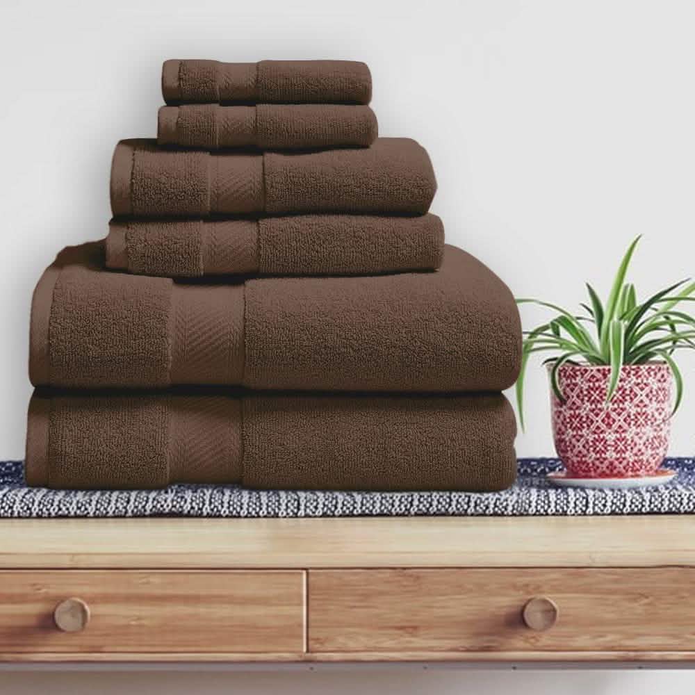 6-Piece: 100% Organic Cotton Bath Towel Set DailySale