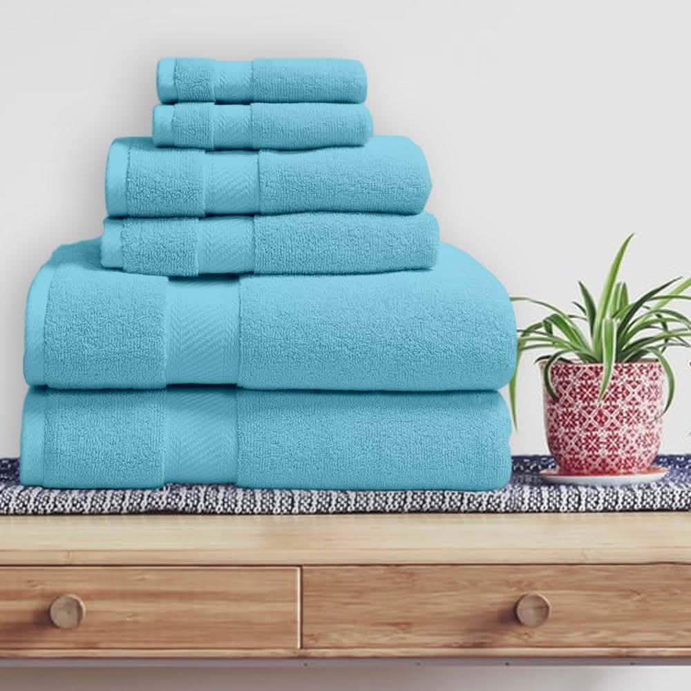 6-Piece: 100% Organic Cotton Bath Towel Set DailySale