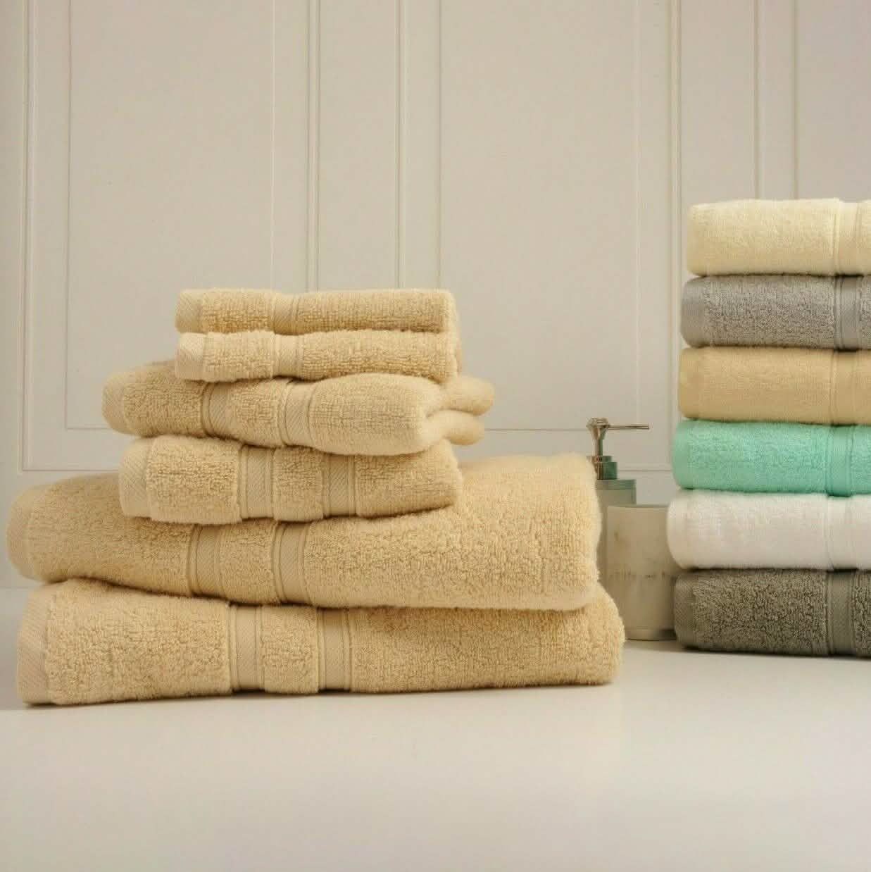 6-Piece: Bibb Home Zero Twist Egyptian Cotton Towel Set DailySale
