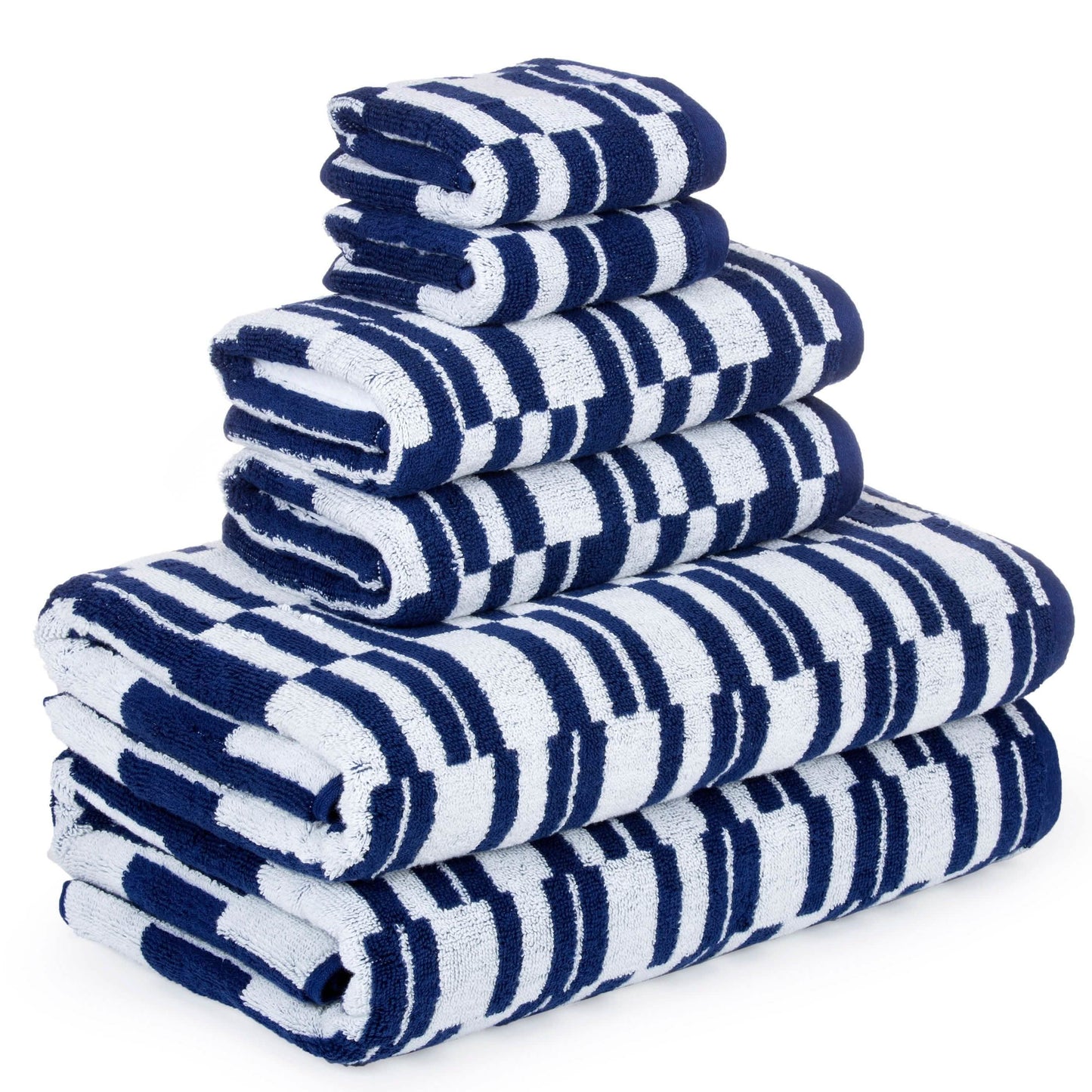6-Piece: CP Stratus Stripe Quick Dry Towel Set DailySale