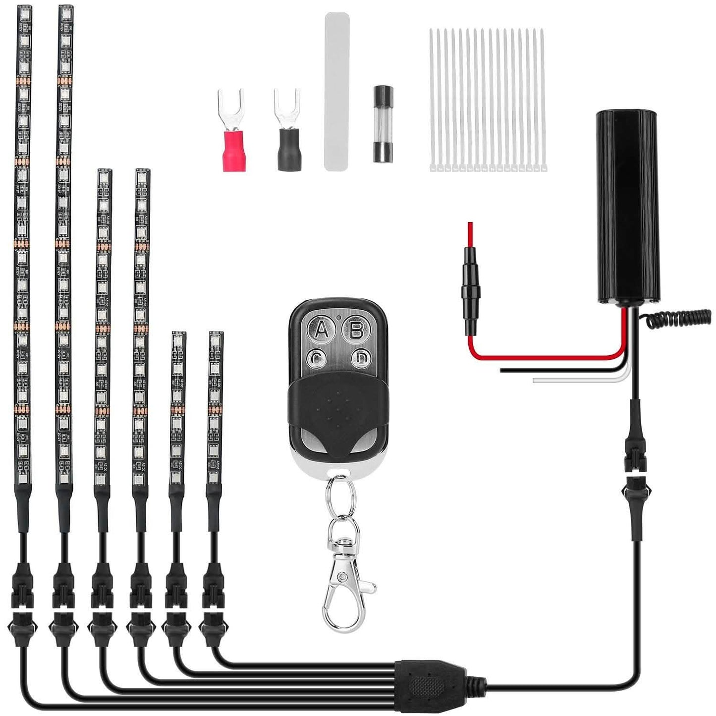 6-Piece: Motorcycle LED Light Strips DailySale
