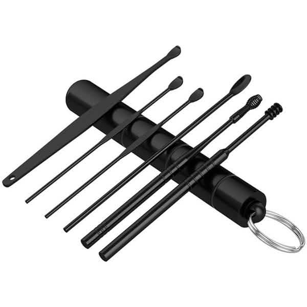 6-Piece: Portable Stainless Steel Ear Pick Set DailySale