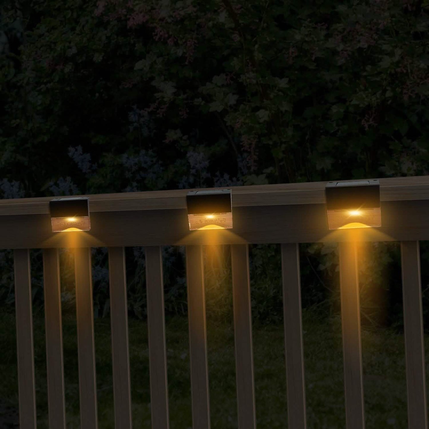 6-Piece: Solar Powered Acrylic Bubbles Decorative Deck Lights DailySale