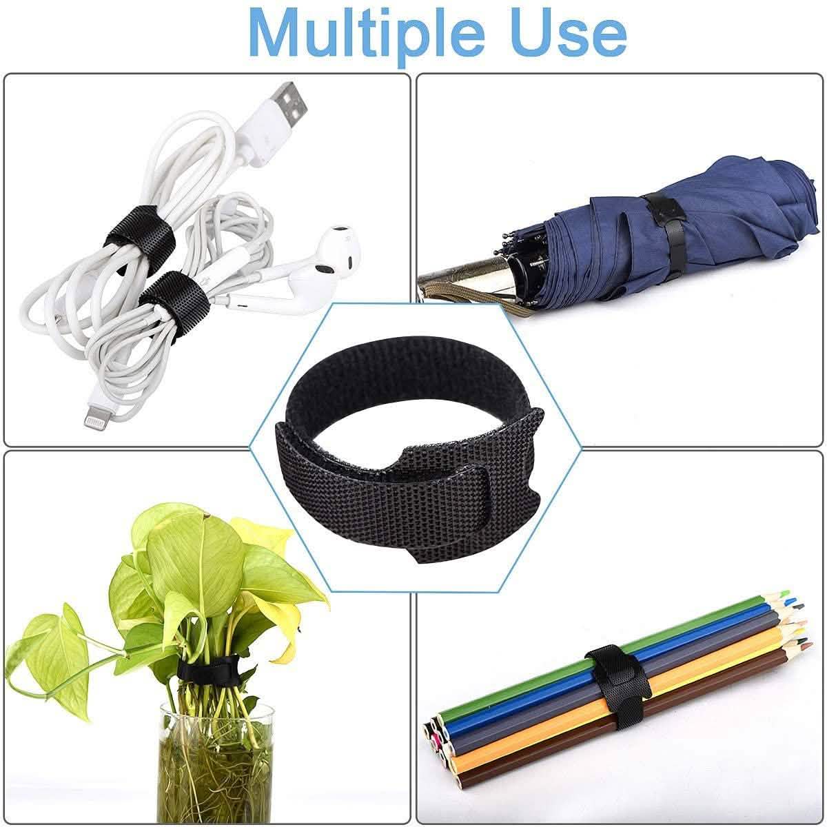 60-Pack: 6 Inches Reusable Cable Ties DailySale