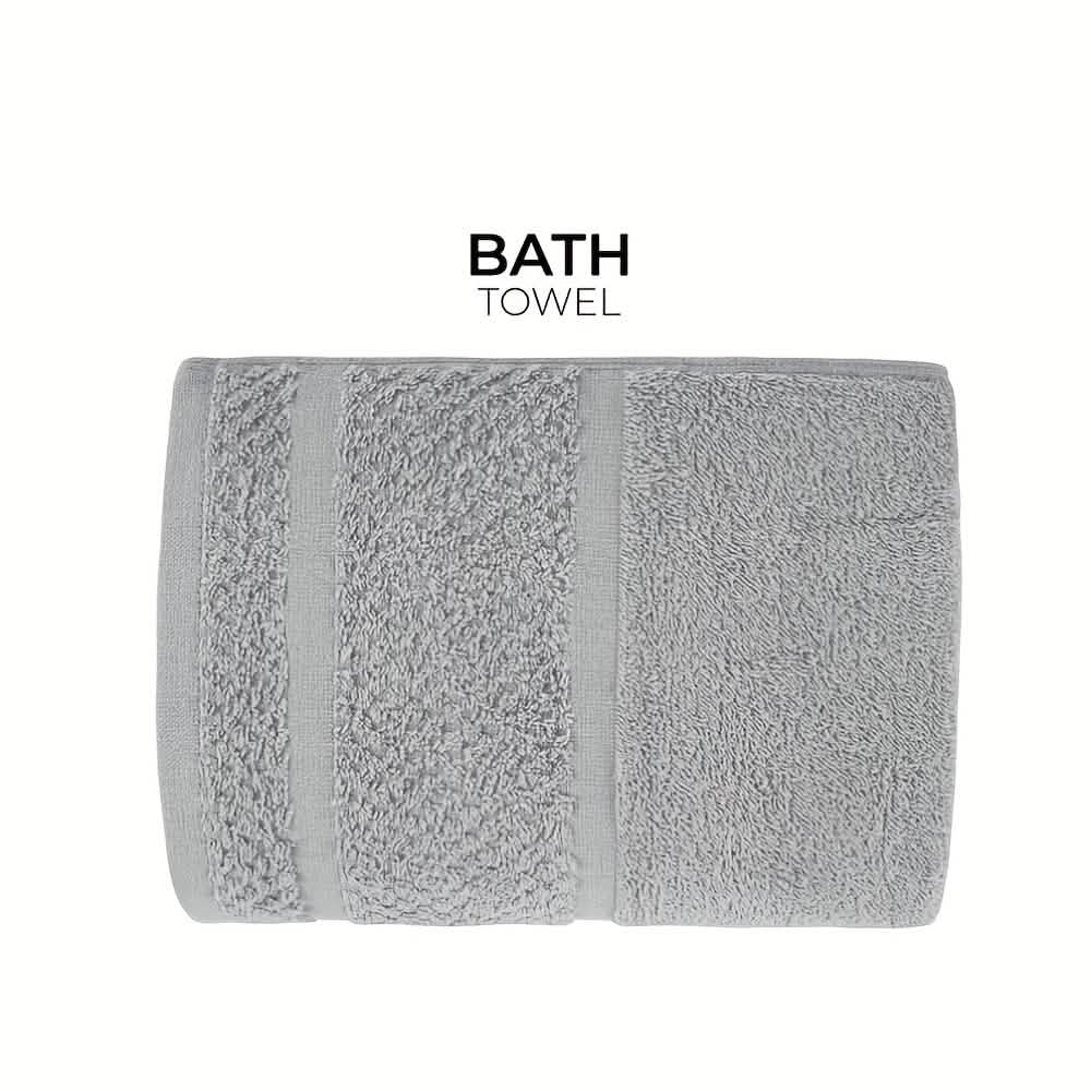 Gray Cotton Bath Towel Set (10–32 pcs) DailySale