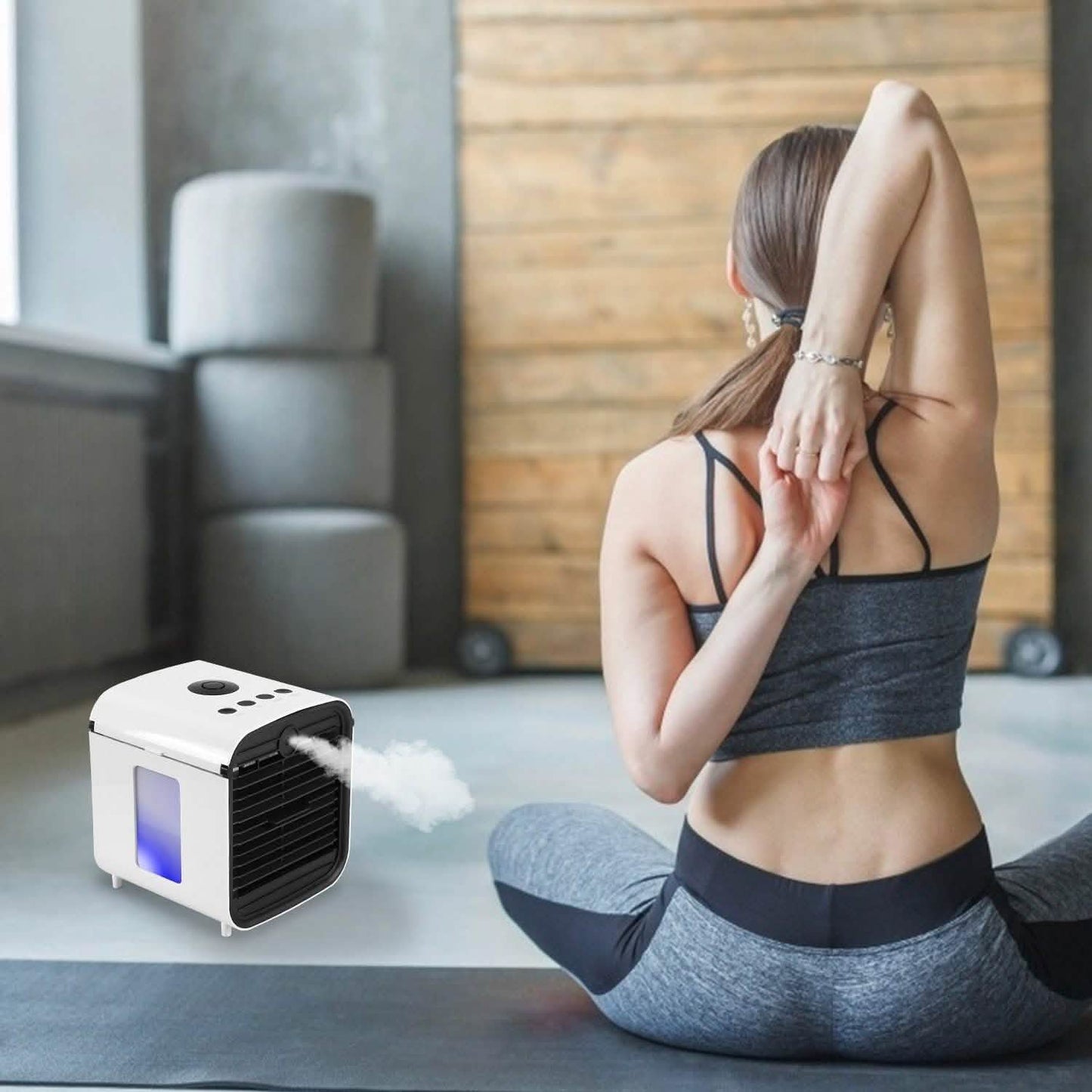 7-Color Change Portable Mini Air Conditioner Cooling Fan DailySale