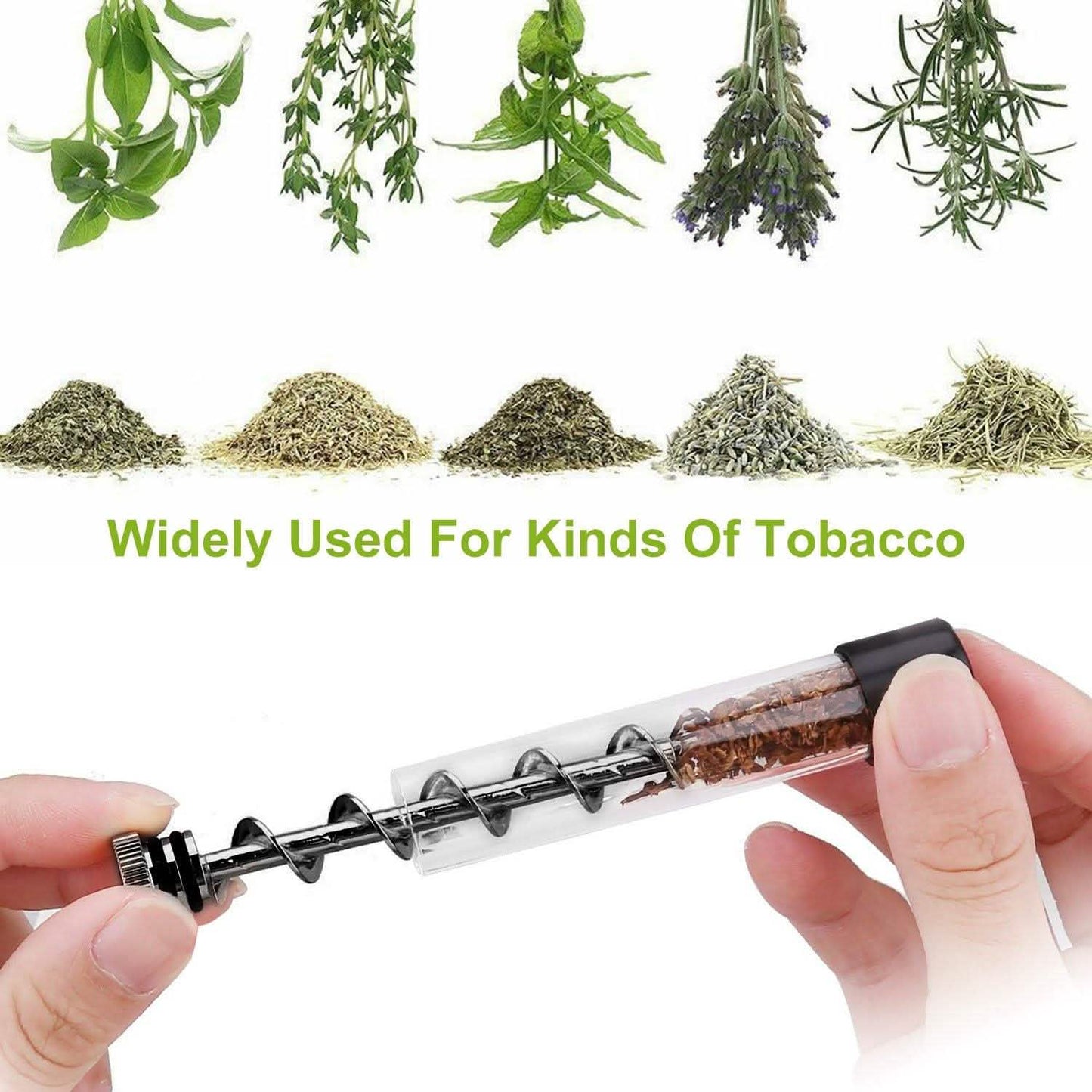 7-in-1 Grinder Blunt Kit with Smoking Metal Tip Cleaning Brush DailySale