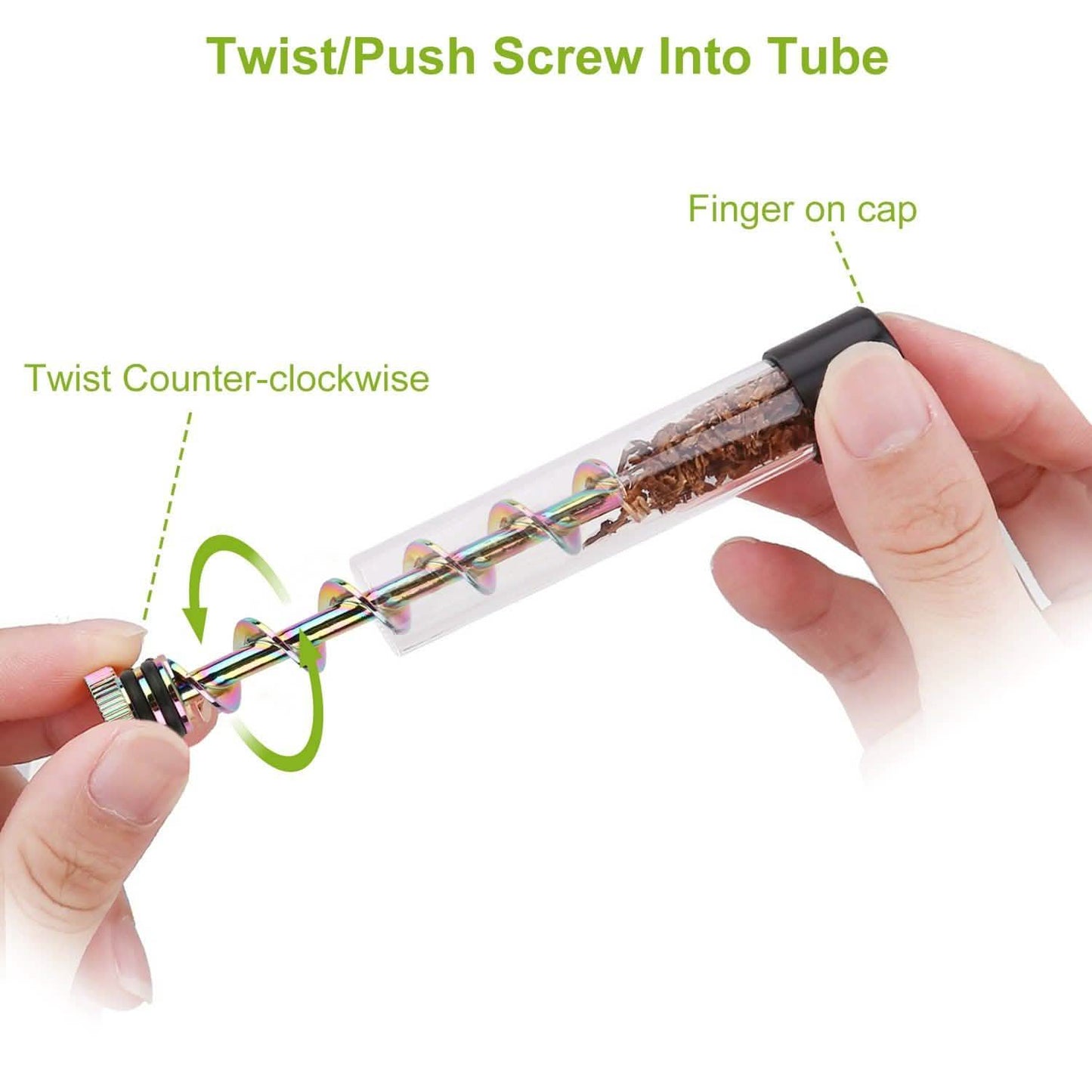 7-in-1 Grinder Blunt Kit with Smoking Metal Tip Cleaning Brush DailySale