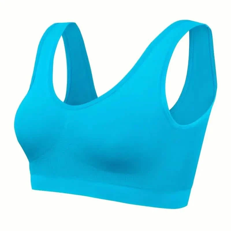 7-Pack: Solid Seamless Bra, Comfy Breathable Sporty Bra for Women's Lingerie & Underwear DailySale