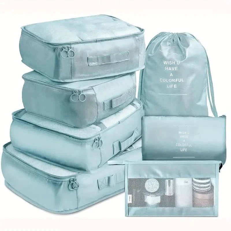 7-Pieces: Travel Luggage Packing Organizers Set DailySale
