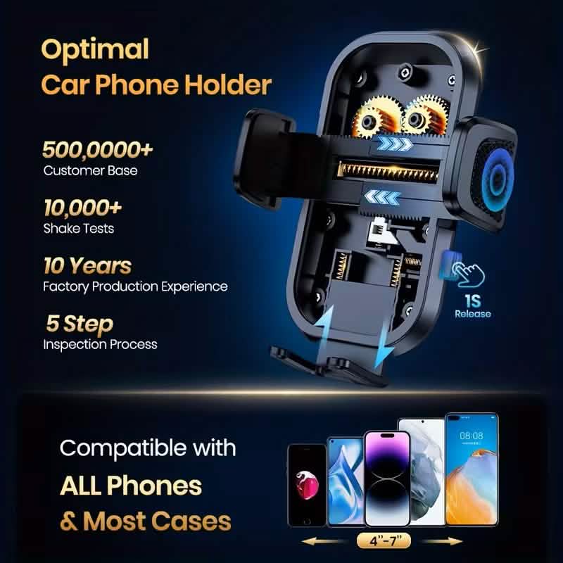TOPK D38C Car Phone Holder – Adjustable Dashboard Mount DailySale