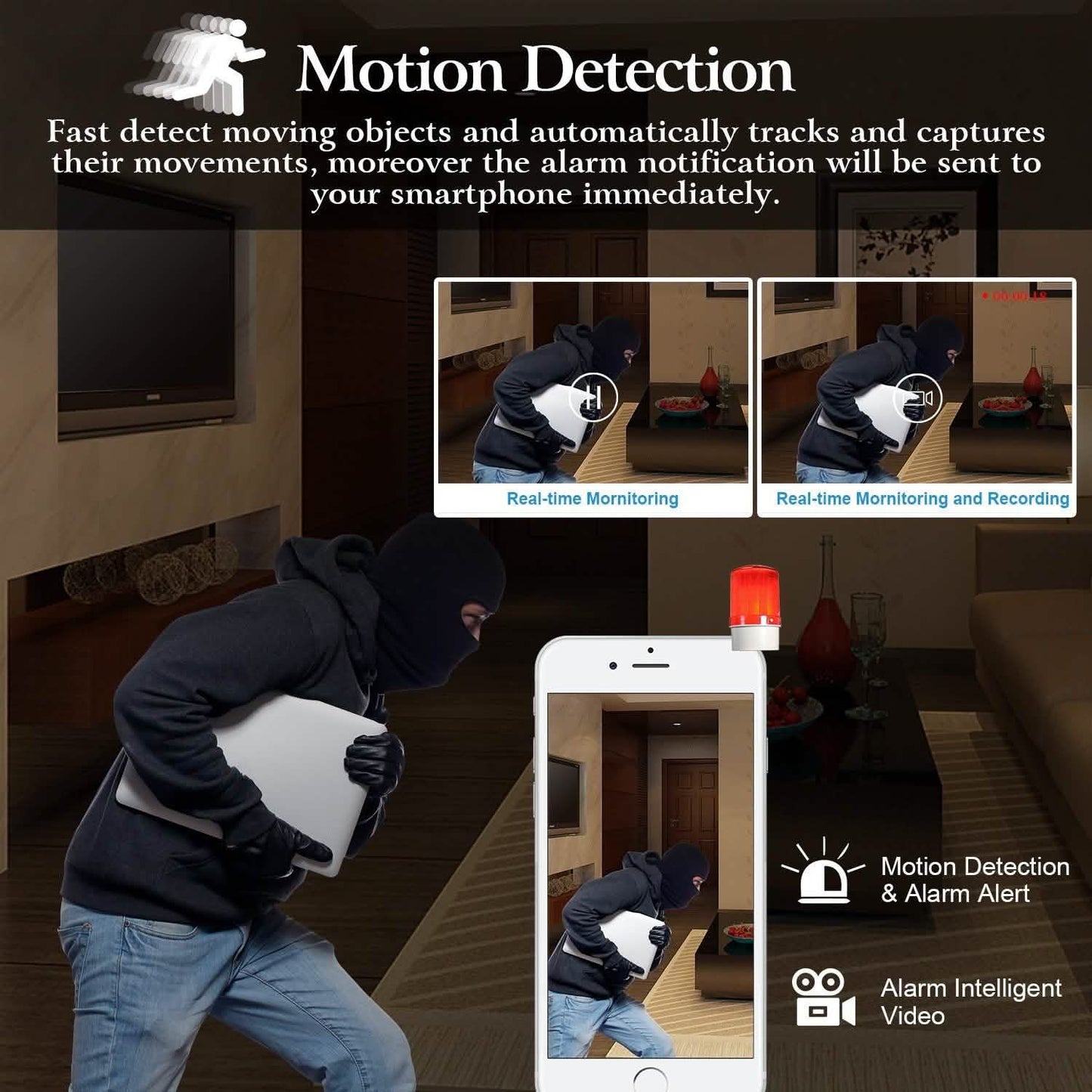 720 WIFI IP Camera Motion Detection DailySale