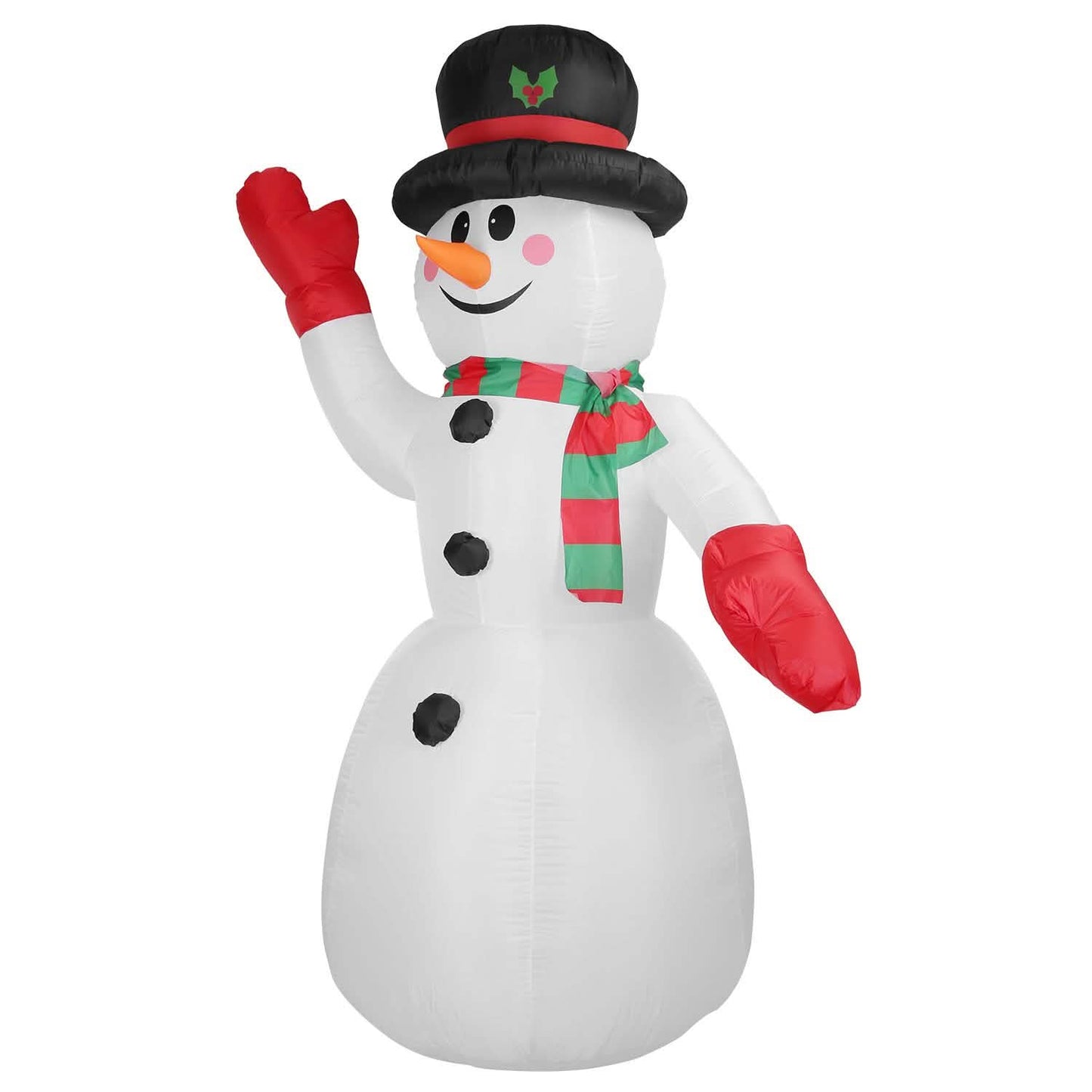 7.9ft Christmas Inflatable Giant Snowman Blow Up with LED Lights Hat Scarf DailySale