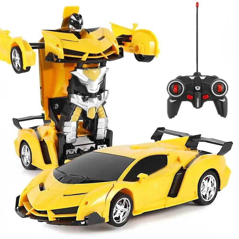 1:18 Remote Control Deformation Robot Car with LED Lights – 360° Drift, USB Rechargeable DailySale