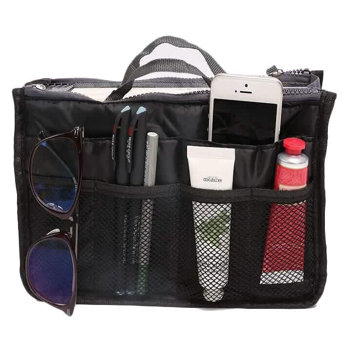 Multiple Pockets Cosmetic/Purse Organizer Bag DailySale