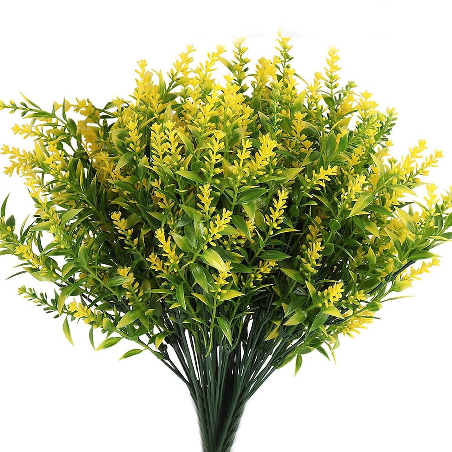 8 Bundles Artificial Lavender Plastic Flower Decorations DailySale