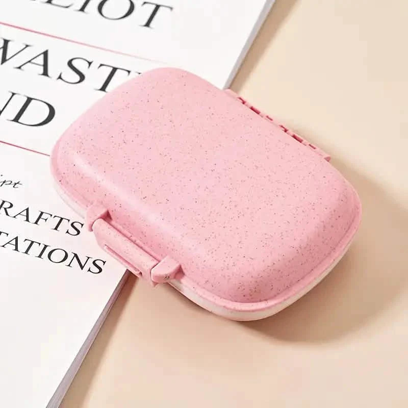 8-Compartment Weekly Medicine Travel Pill Organizer Storage Box DailySale