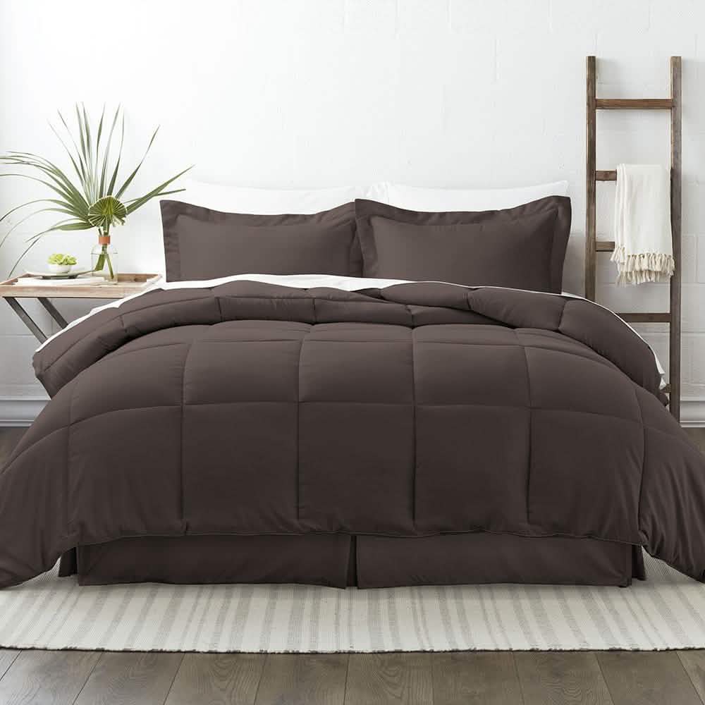 8-Piece: Bed in a Box Hypoallergenic Double Brushed Deep Pocket Set DailySale