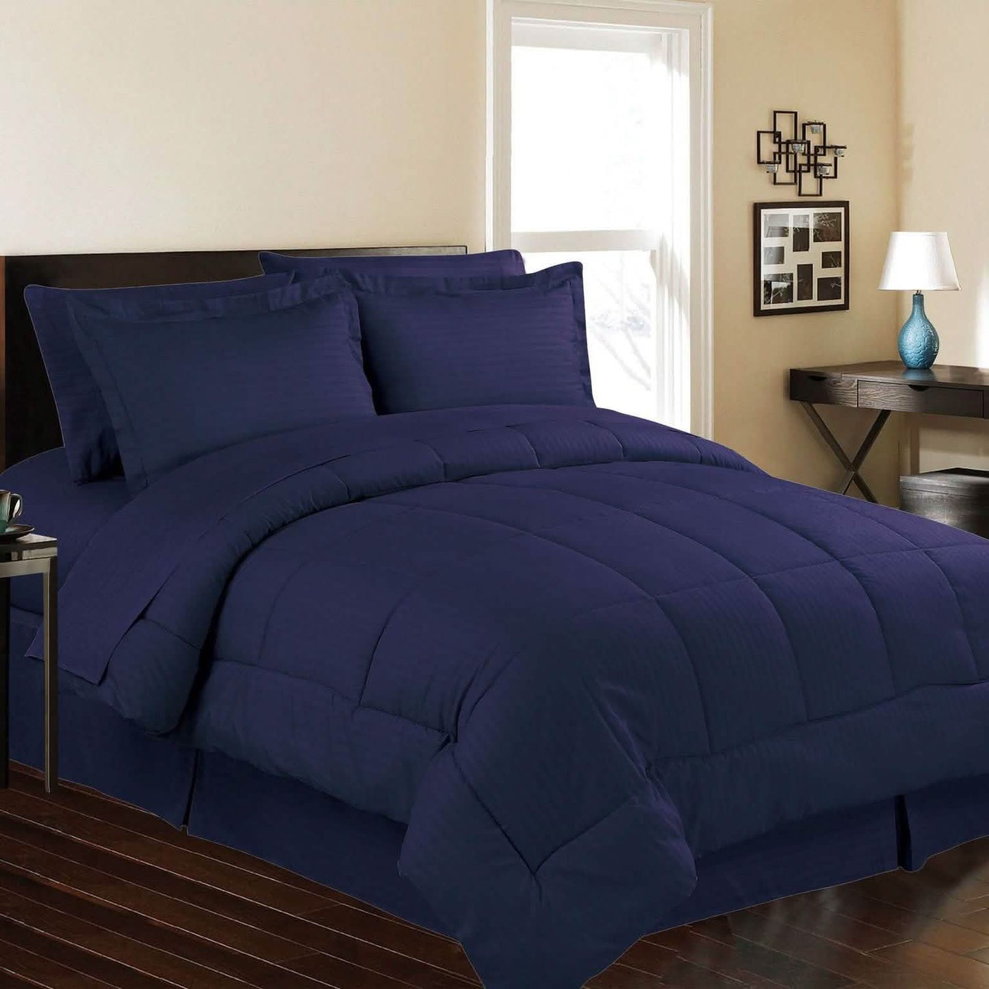 8-Piece: Embossed Bed Set DailySale