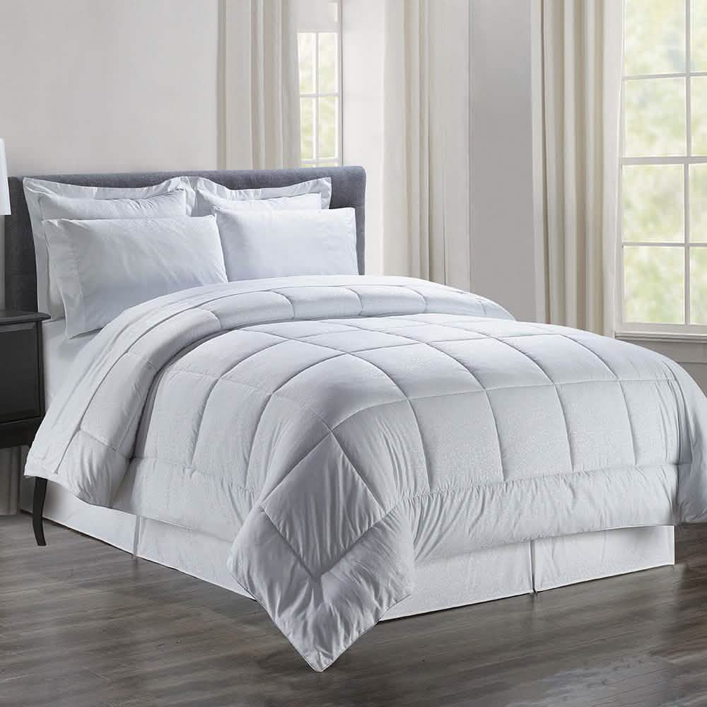 8-Piece: Plazatex Vine Microfiber Comforter Bed in A Bag Set DailySale
