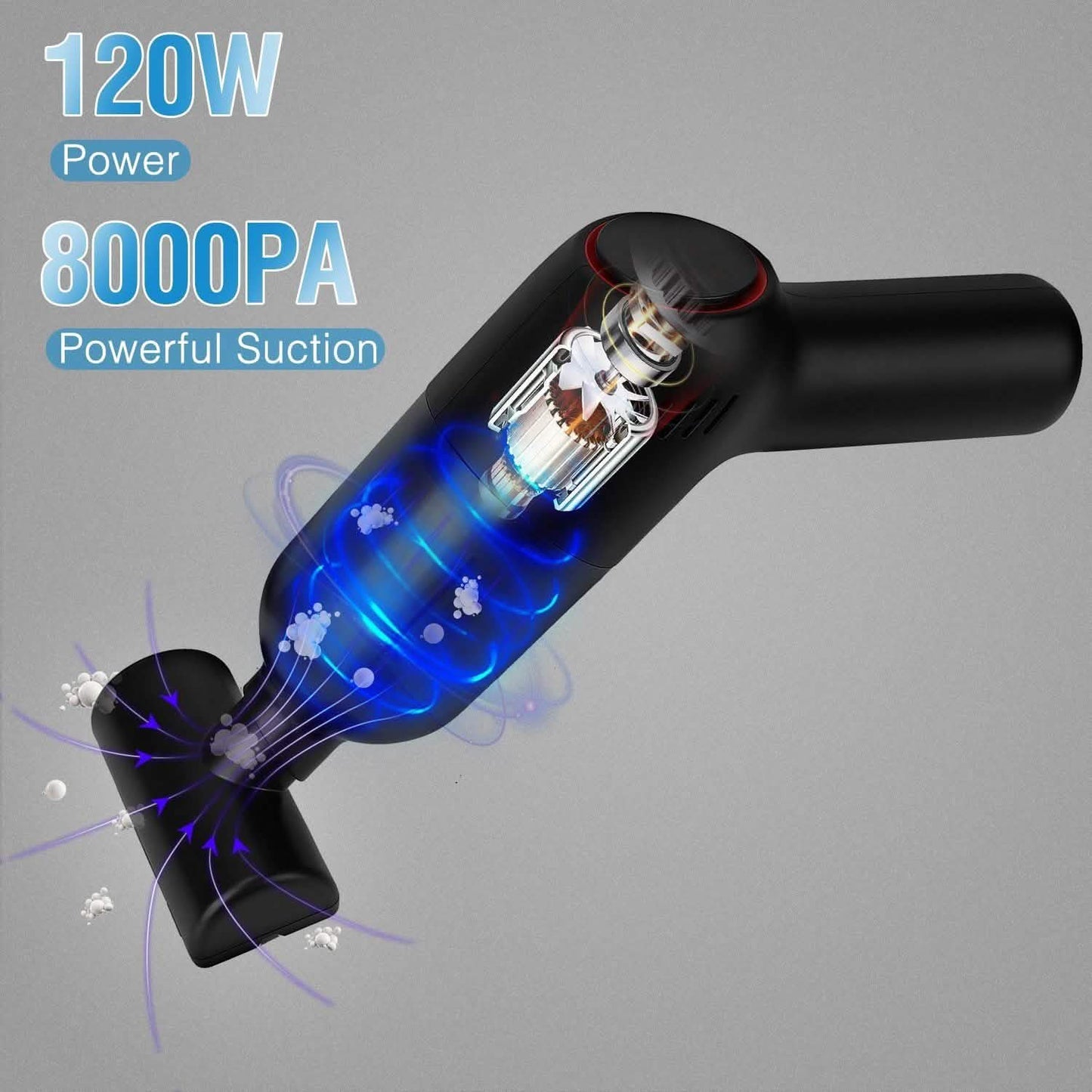 8000Pa Portable Handheld Vacuum Cleaner DailySale