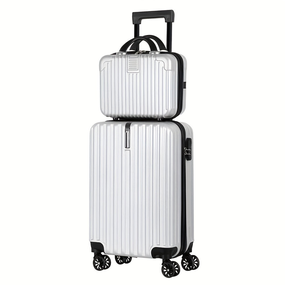 2-Piece Spinner Luggage Set – 20” Carry-On & 14” Crossbody Handbag DailySale