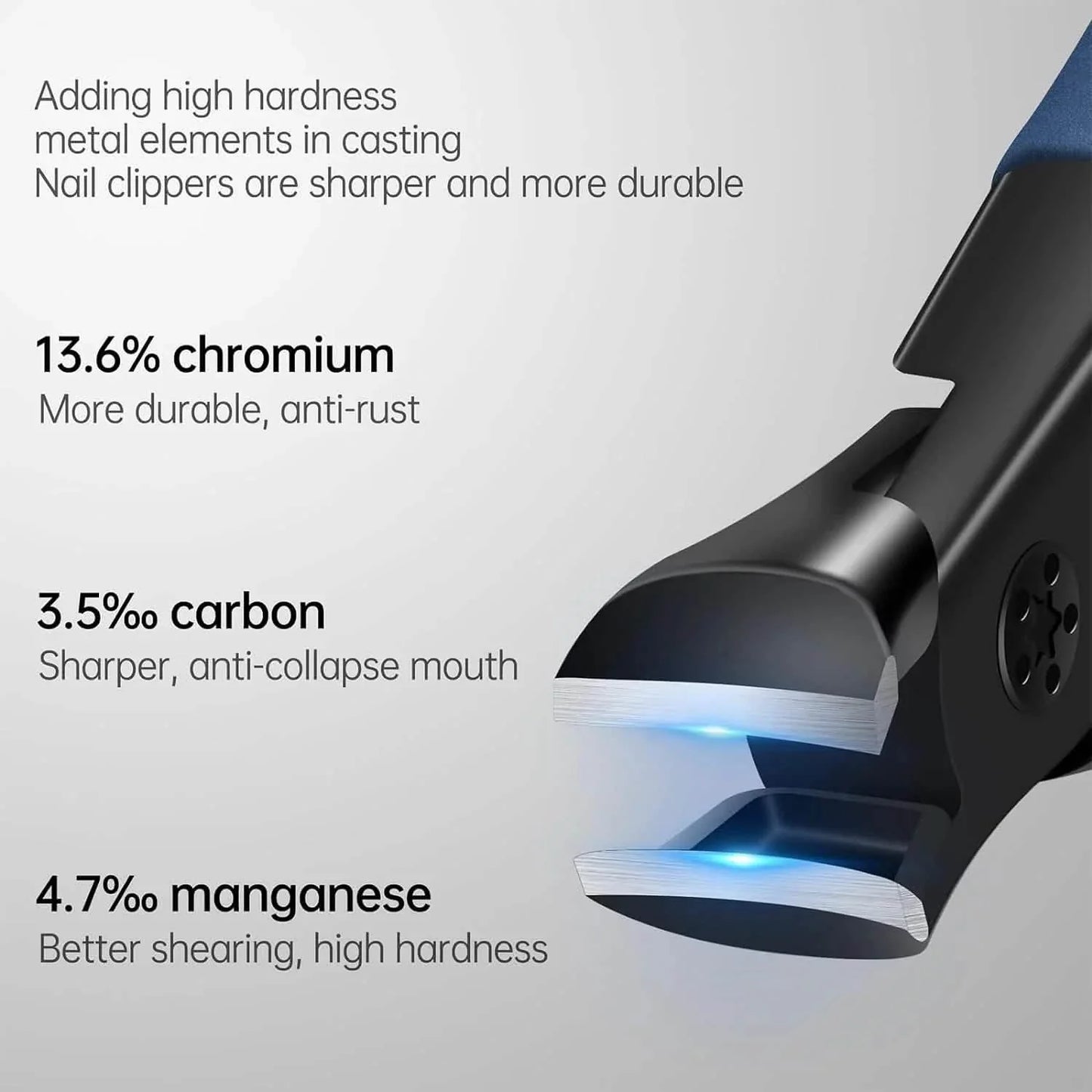 Nail Clippers for Thick Toenail Nails with Wide Jaw Nail Cutter DailySale