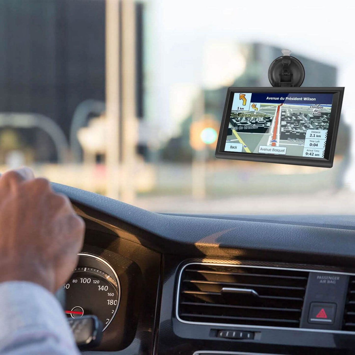 9" Car GPS Navigation - 8GB Touch Screen Vehicle Navigator DailySale