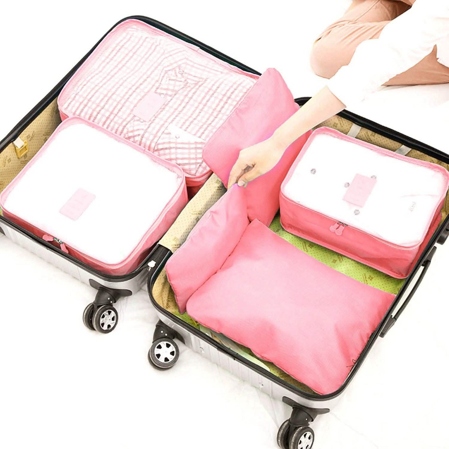 9-Piece: Clothes Storage Bags Water-Resistant Travel Luggage Organizer DailySale