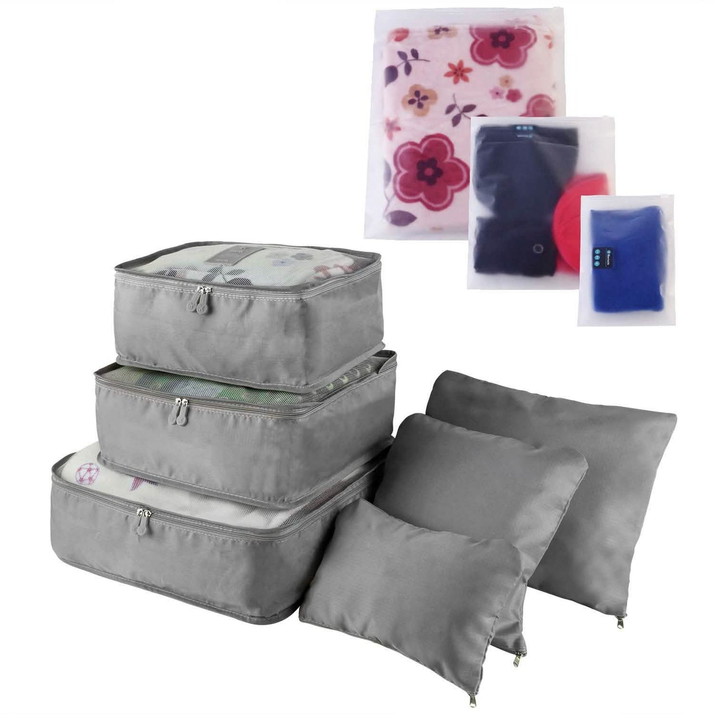 9-Piece: Clothes Storage Bags Water-Resistant Travel Luggage Organizer DailySale