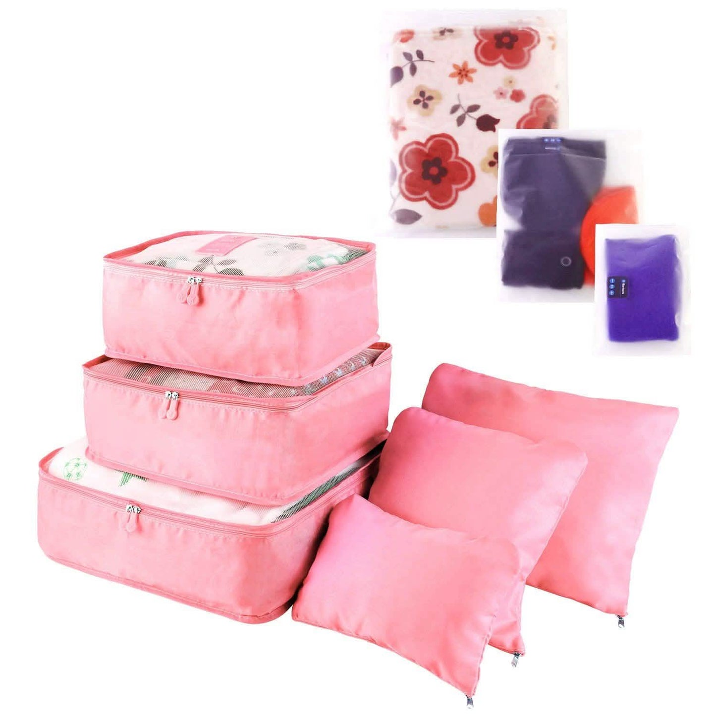 9-Piece: Clothes Storage Bags Water-Resistant Travel Luggage Organizer DailySale