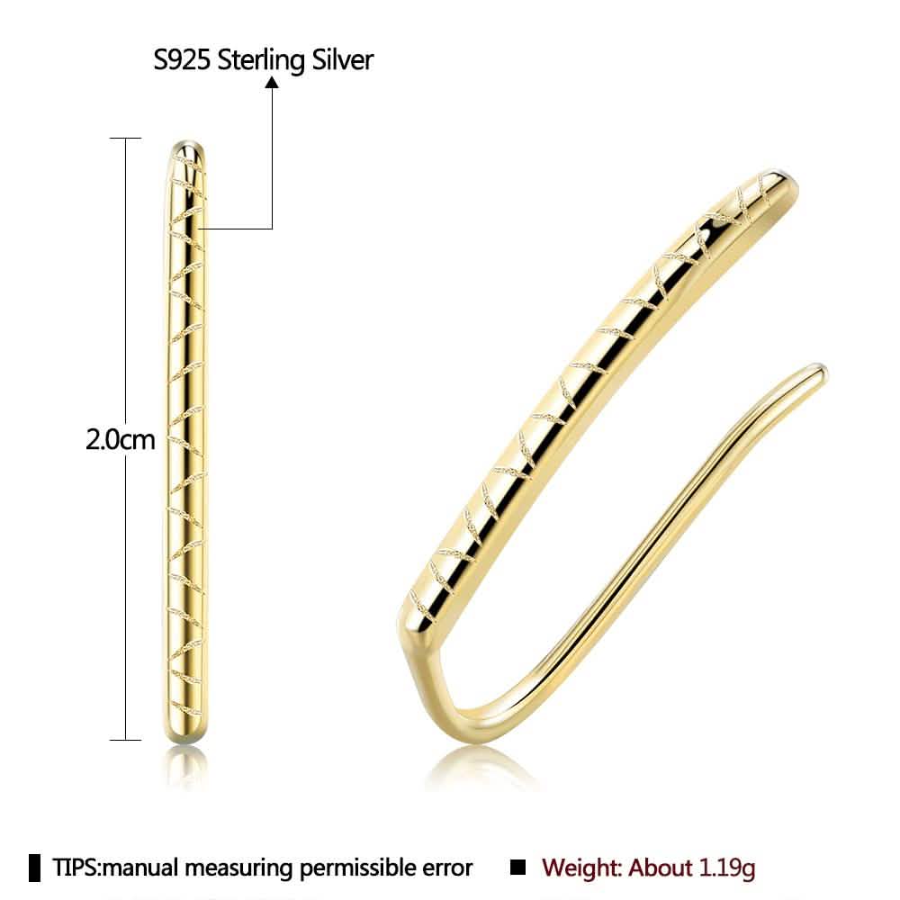 925 Sterling Silver Clip Earrings DailySale