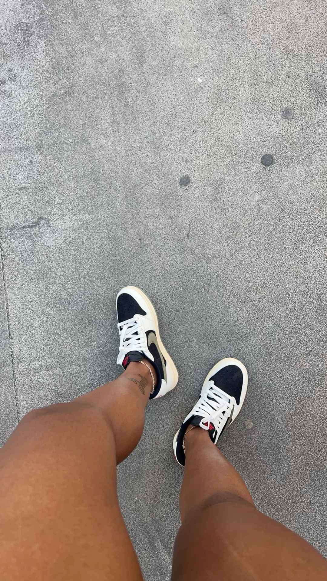 Custom Travis Scott x Fragment x Air Jordan 1 Low DZ4137 106 - Exclusive Travis Scott Air Jordan 1 Low Release SneakerNational