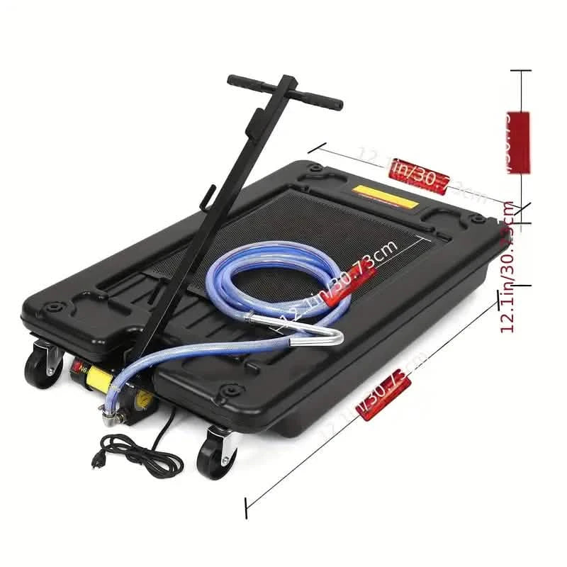 17 Gallon Low Profile Oil Drain with Electric Pump DailySale