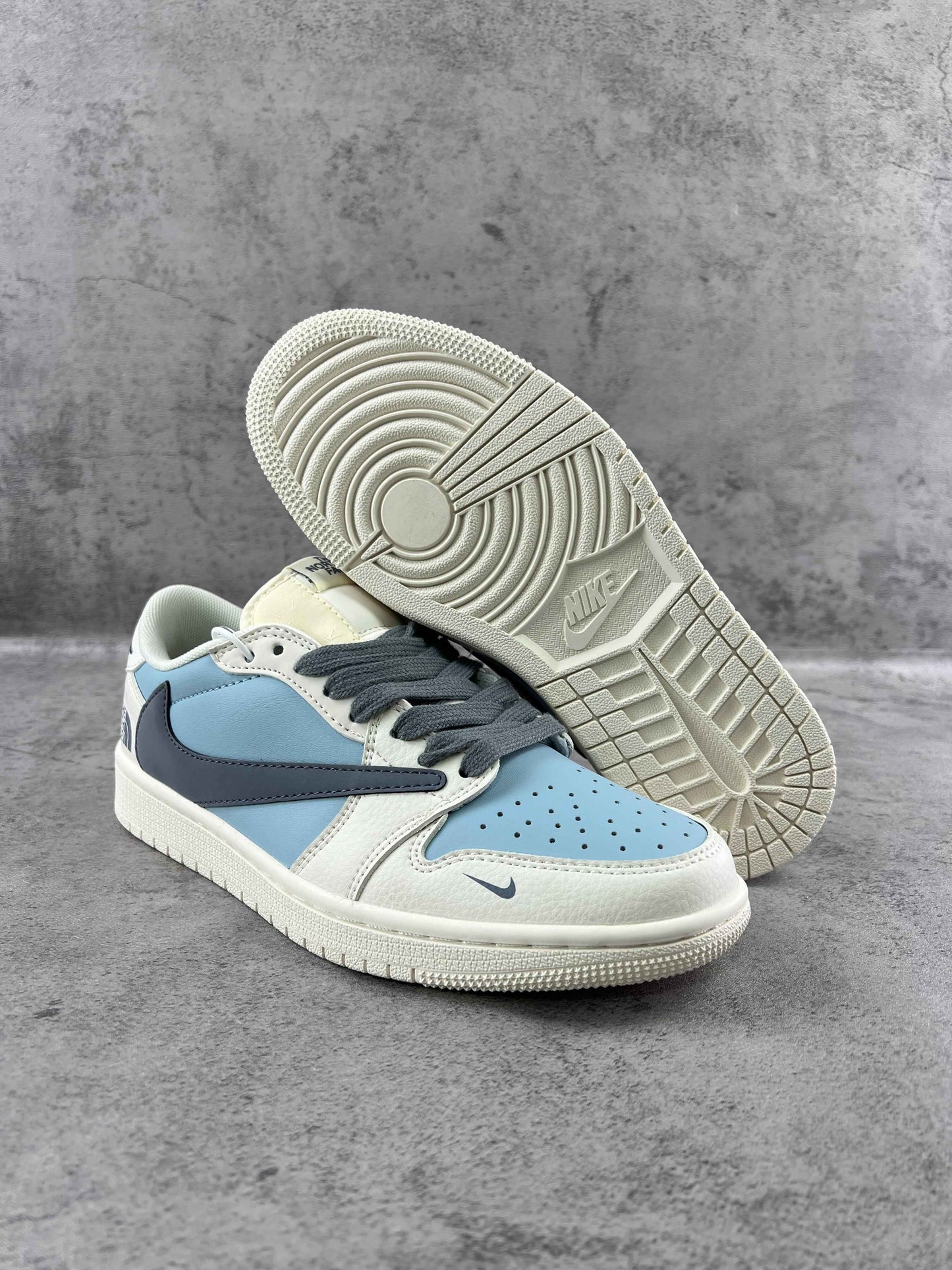 Custom Travis Scott x Air Jordan 1 x The North Face SJ2068 105 SneakerNational