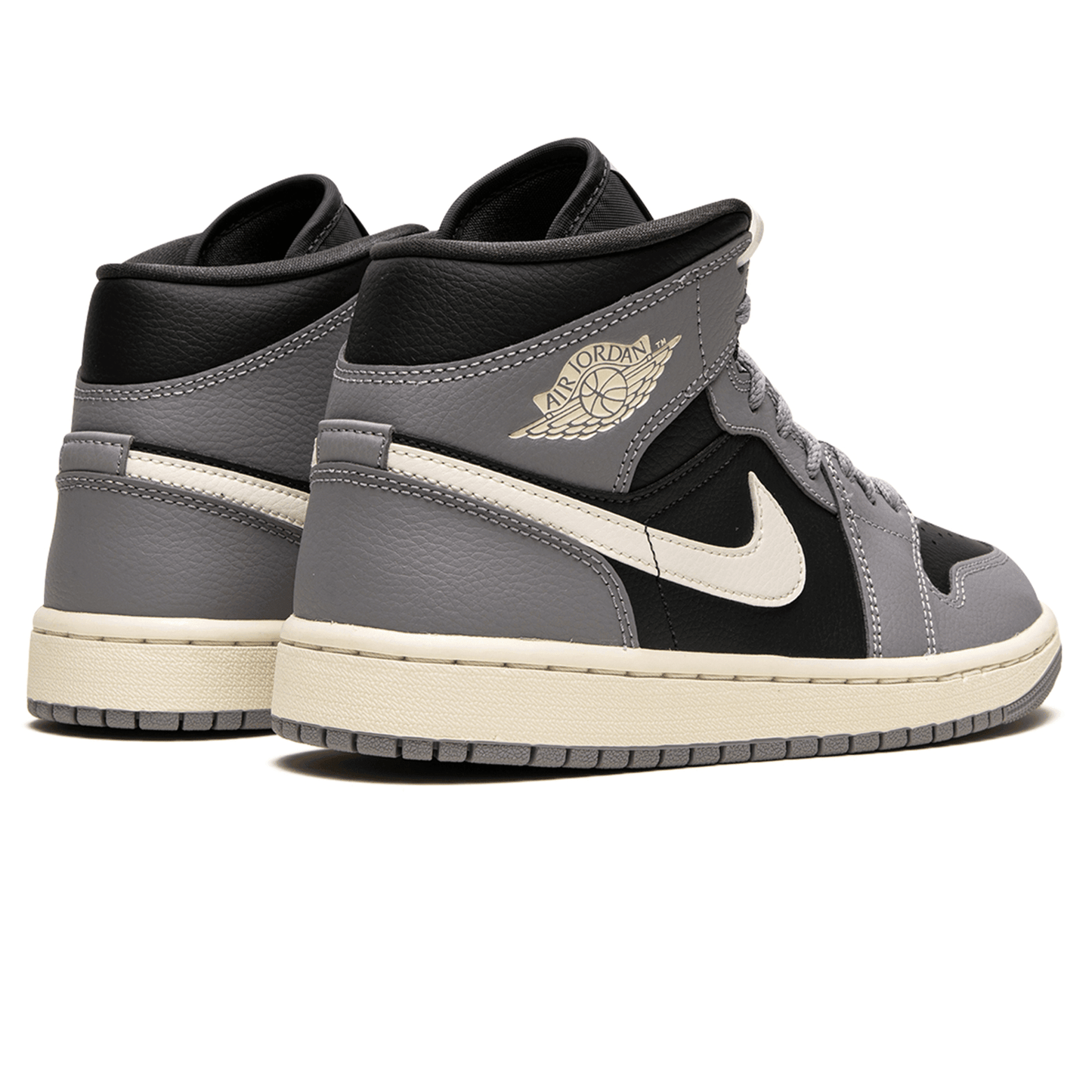 Air Jordan 1 Mid Cement Grey - Stylish and Versatile Women's Sneakers SneakerNational