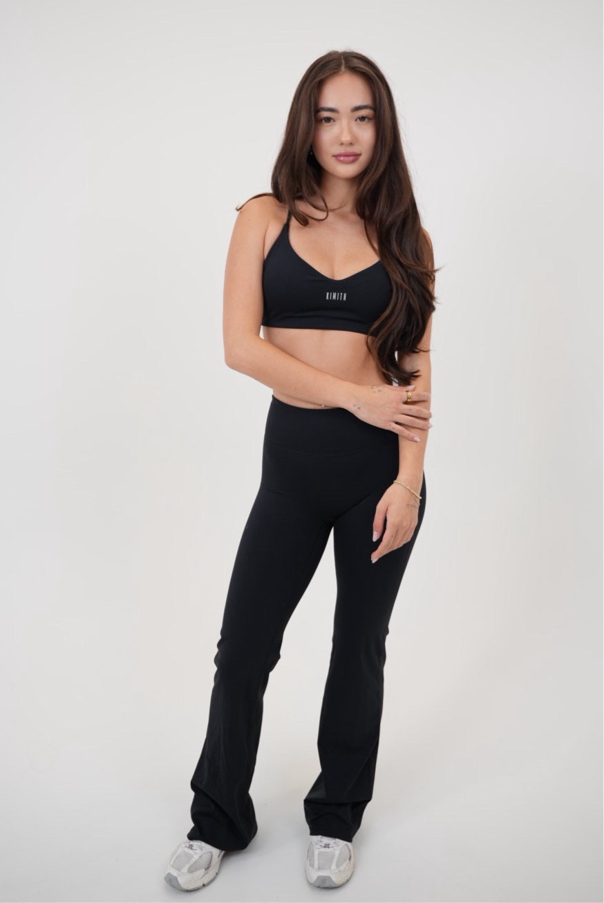 I Live in Luxury Black Flare Pant KIMITH BRAND