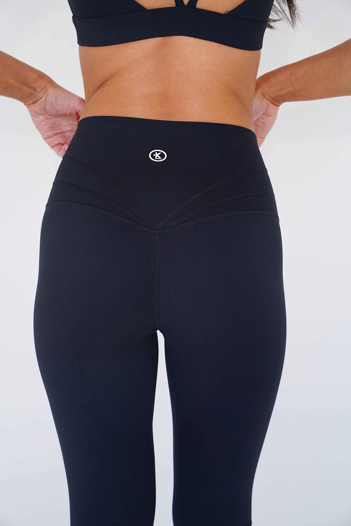 I am Beautifully Radiant Quick Dry Black Yoga Legging