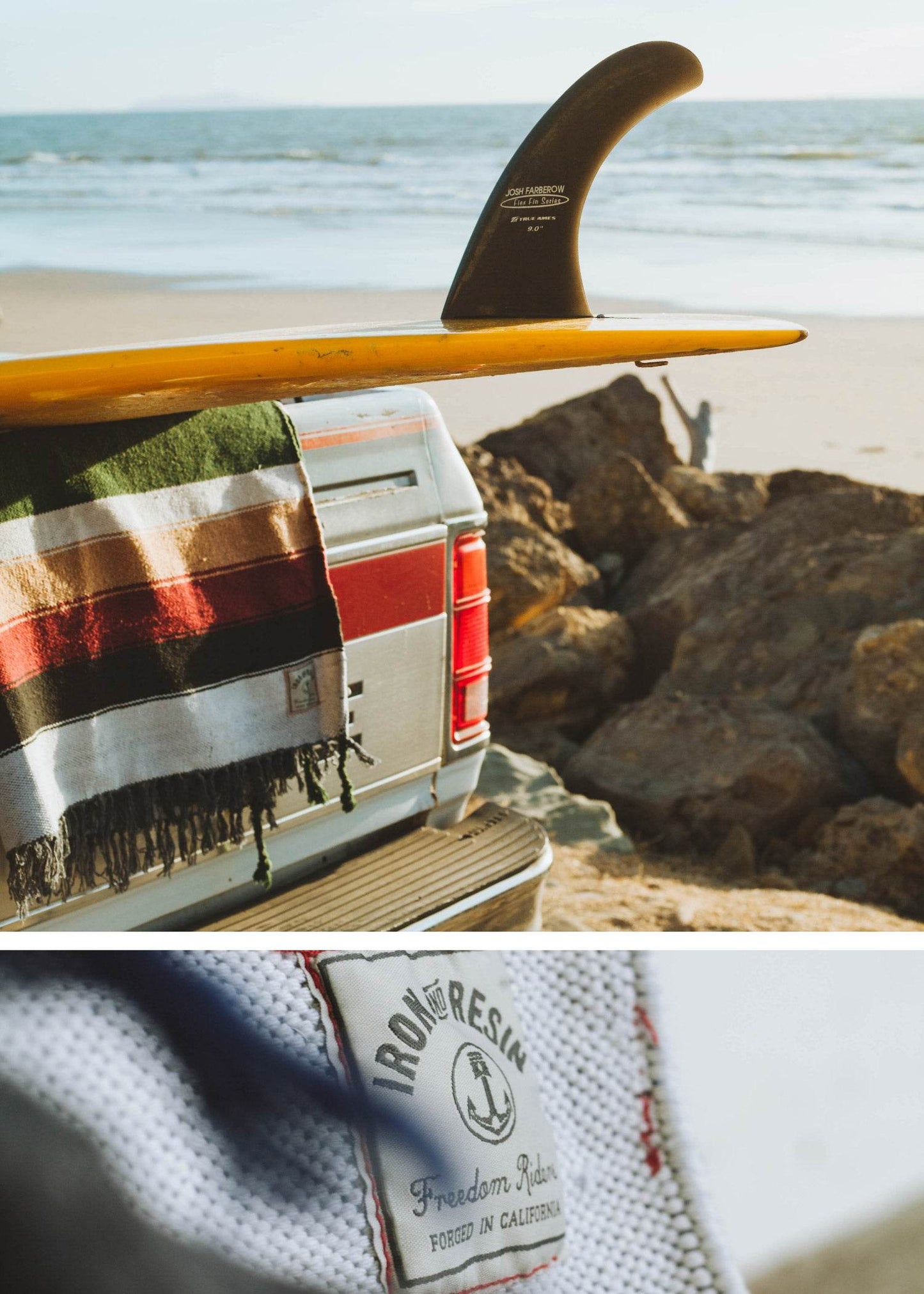 Calle Blanket Iron & Resin