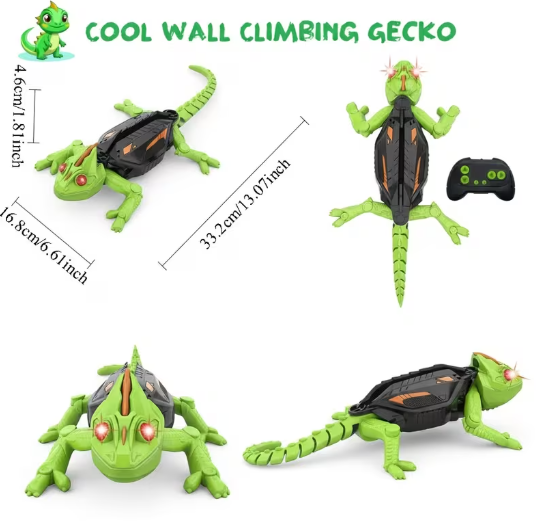 Wall Climbing RC Gecko – Remote Control Lizard Robot DailySale