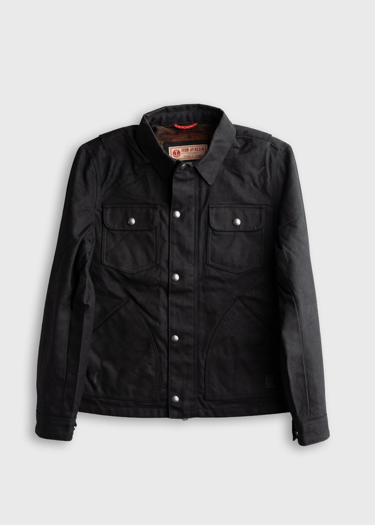 Cruiser Jacket - Raymond Waxed Canvas Iron & Resin