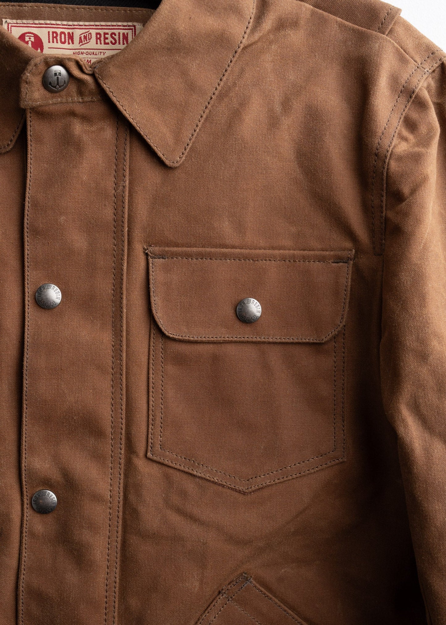Cruiser Jacket - Raymond Waxed Canvas Iron & Resin