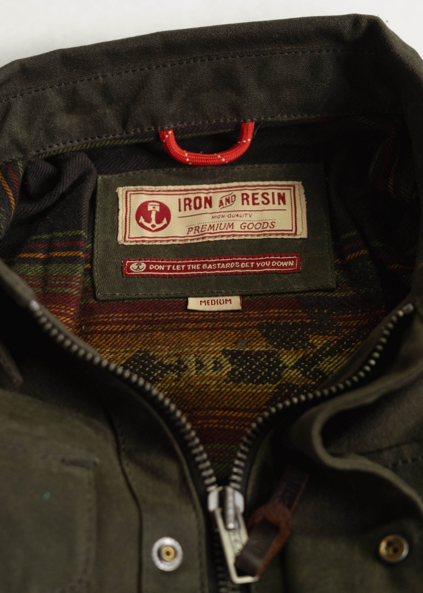 Cruiser Jacket - Waterproof Canvas Iron & Resin