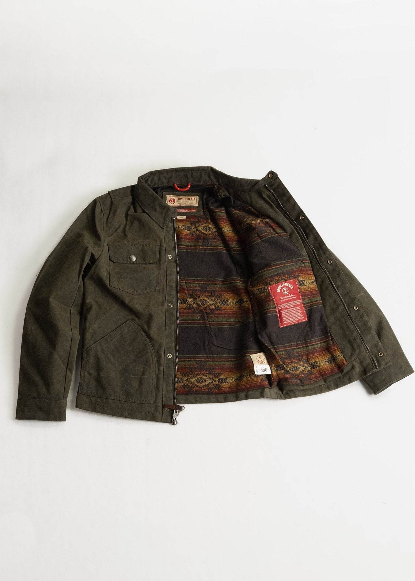 Cruiser Jacket - Waterproof Canvas Iron & Resin