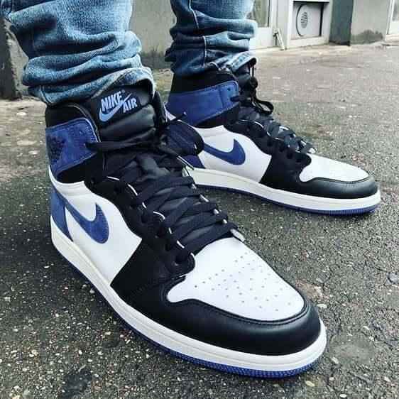 Custom Air Jordan 1 Blue Moon Sneakers SneakerNational