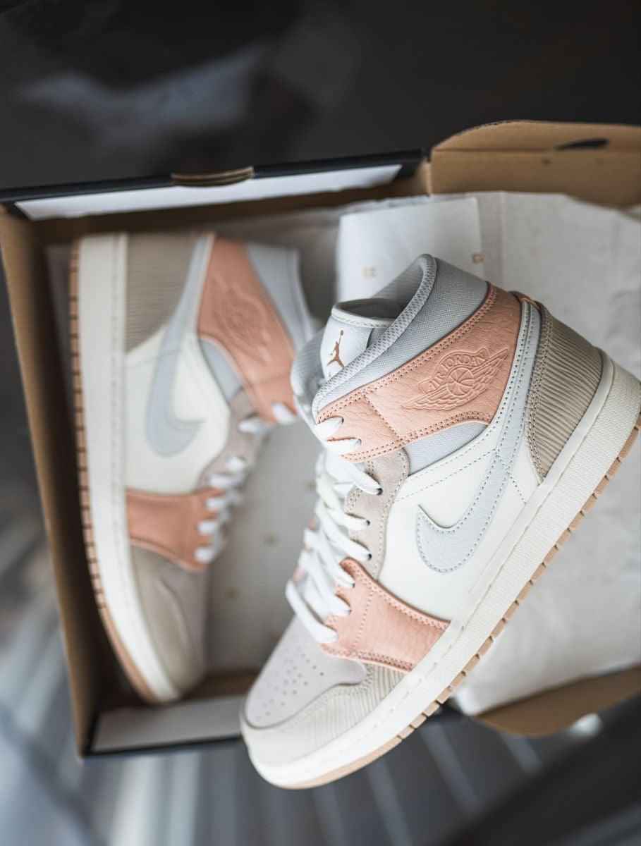 Custom Air Jordan 1 Mid CV3044 100 SneakerNational