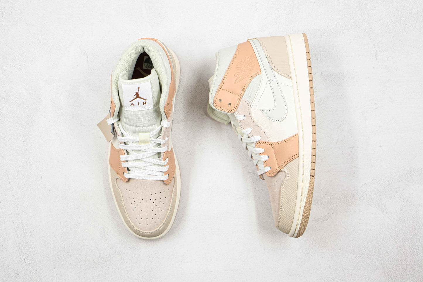 Custom Air Jordan 1 Mid CV3044 100 SneakerNational